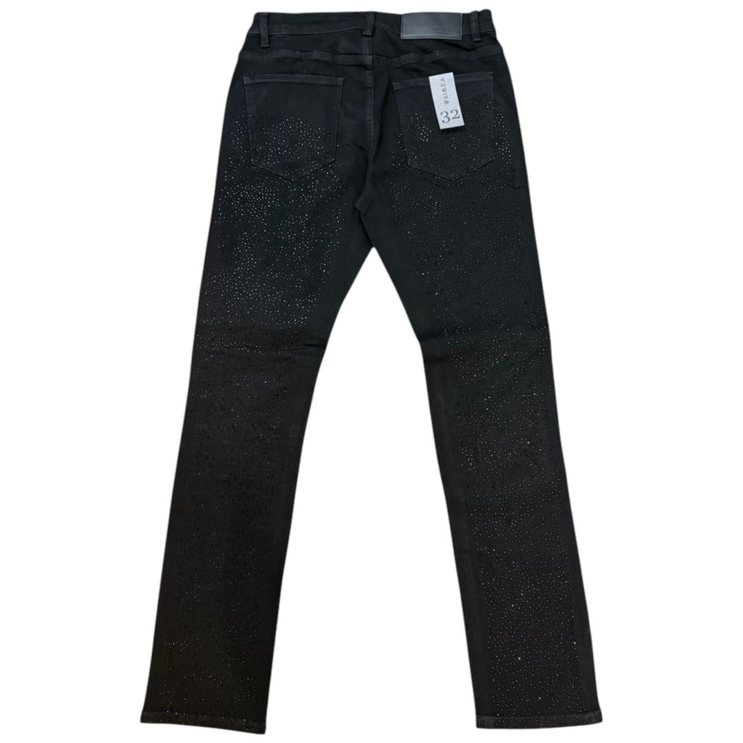 Waimea M8654D Coated Stack Denim Jet Black