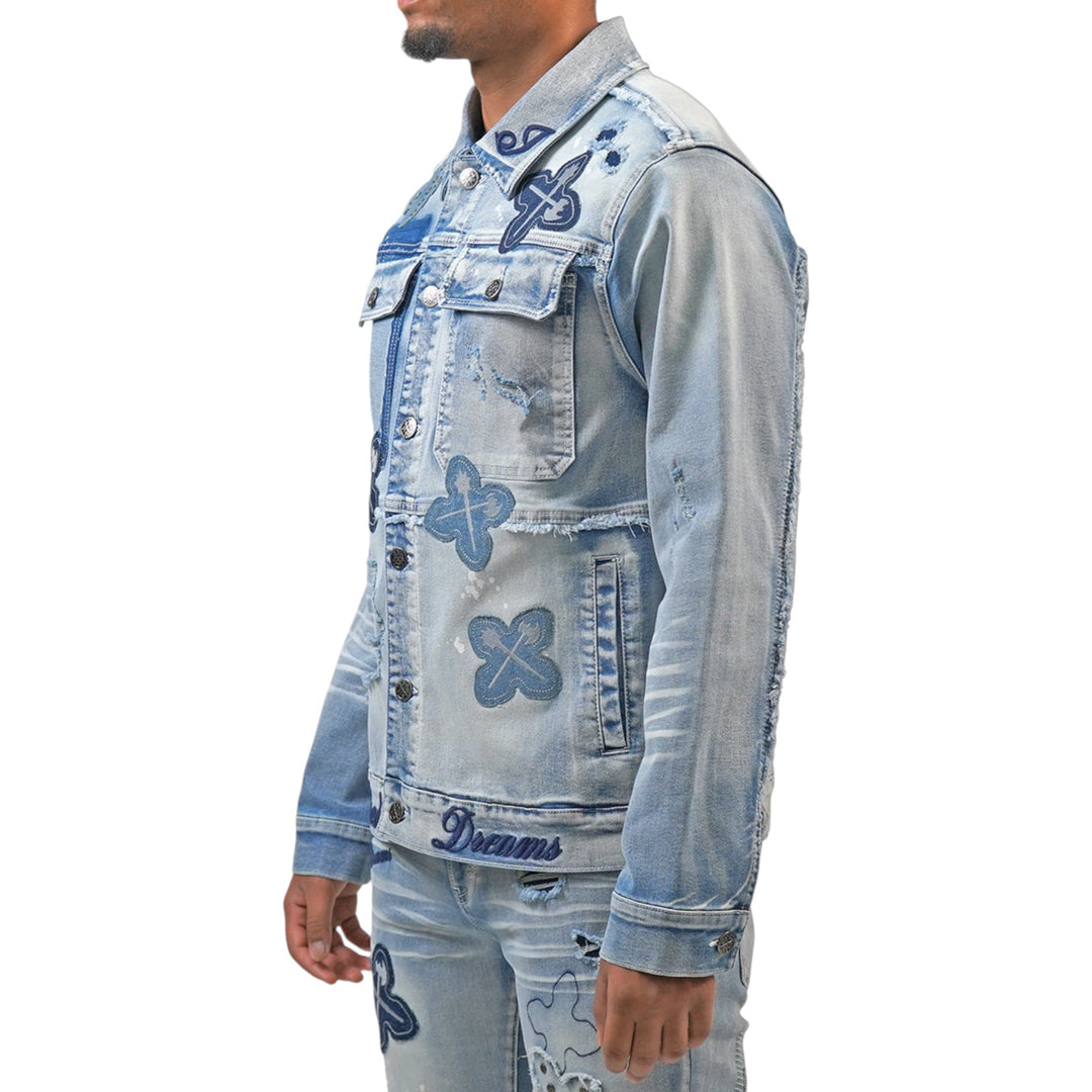 Juren Paradise Dreams Denim Jacket Big & Tall