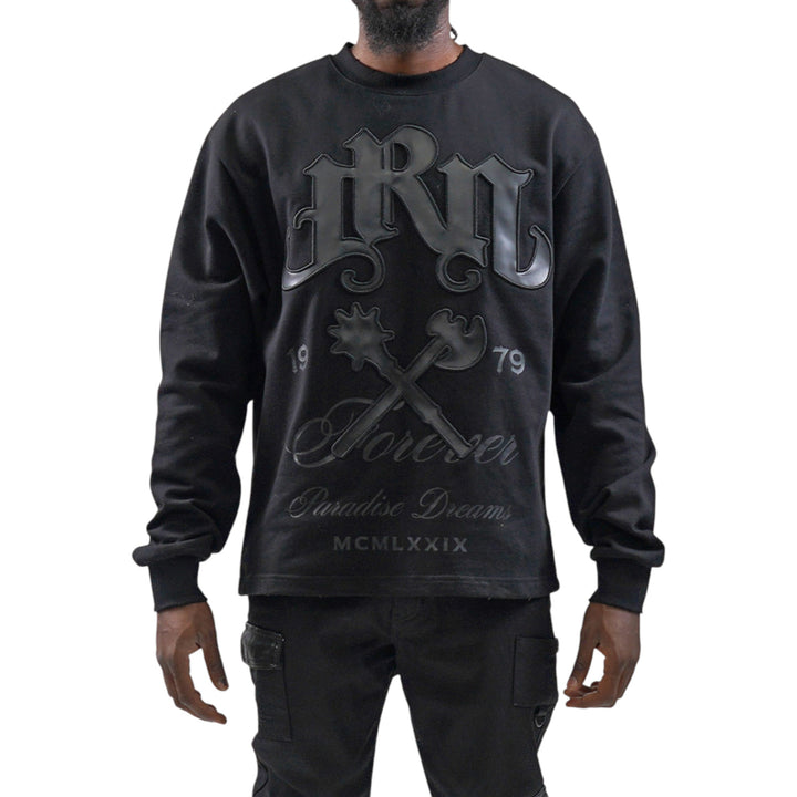 Juren Forever Black Crewneck Big & Tall