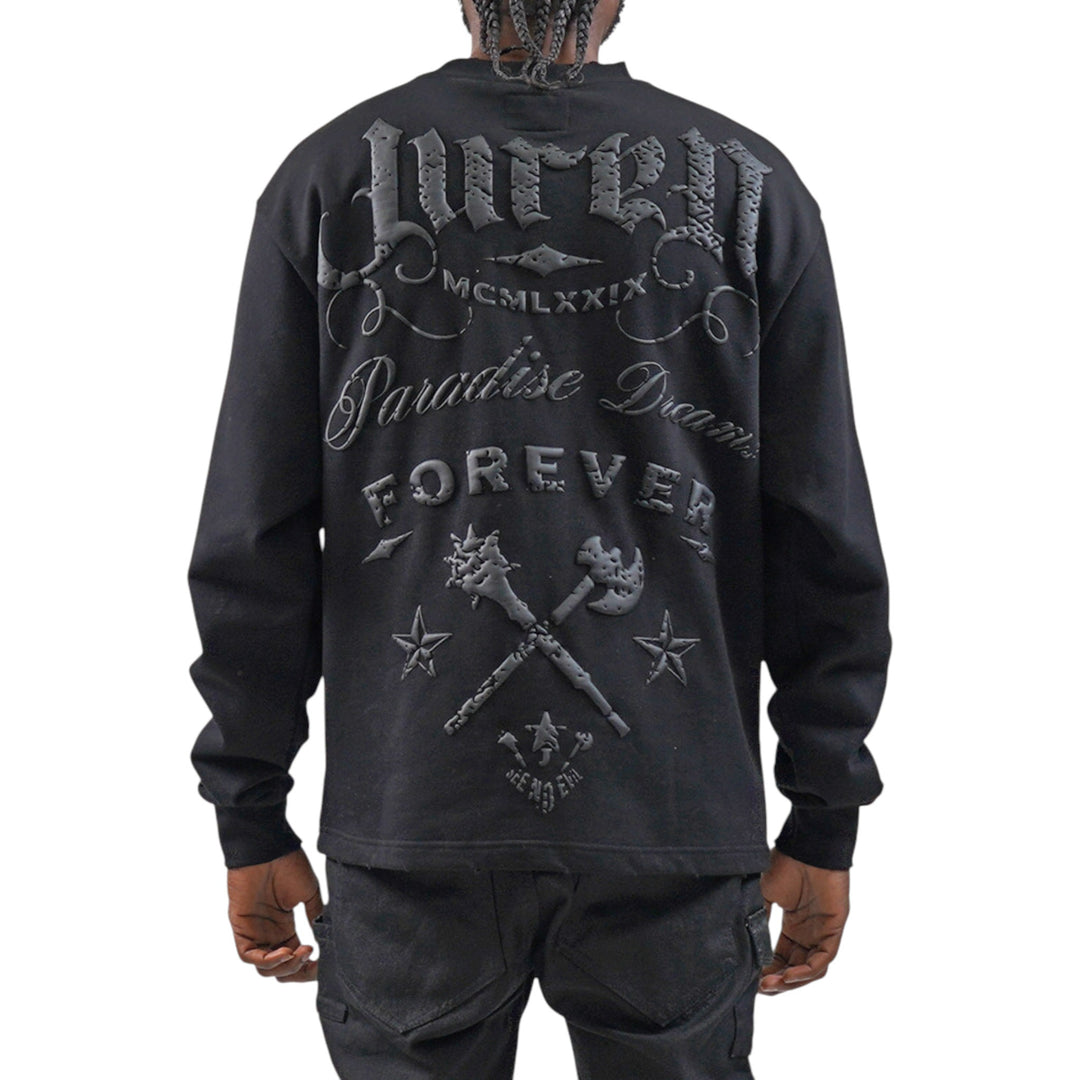 Juren Forever Black Crewneck Big & Tall