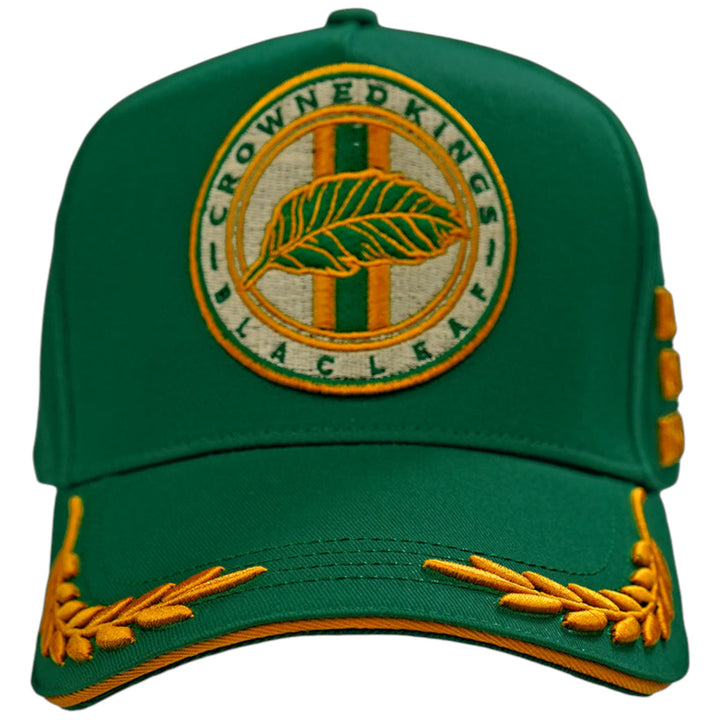 Blac Leaf Crowned Kings Trucker Hat Forest Green