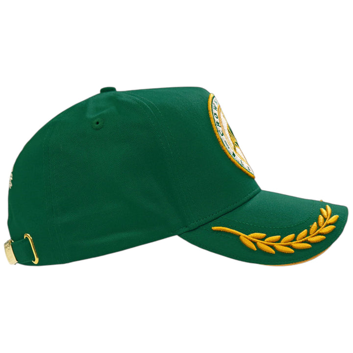 Blac Leaf Crowned Kings Trucker Hat Forest Green