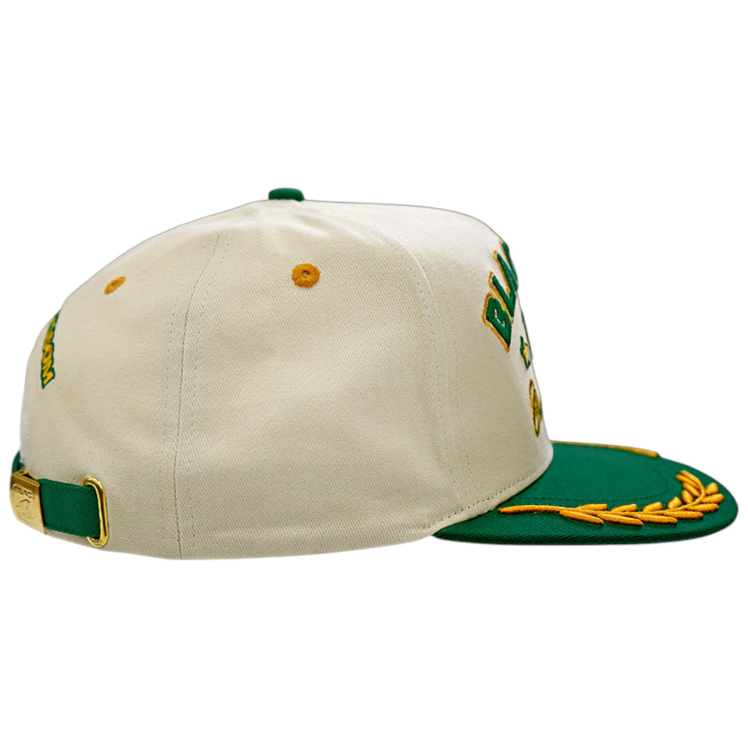 Blac Leaf Crowned Kings  Strap Dad Hat Cream