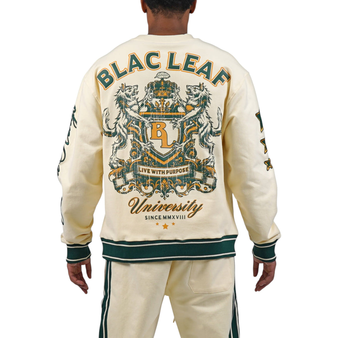 Blac Leaf Crowned Kings Crewneck
