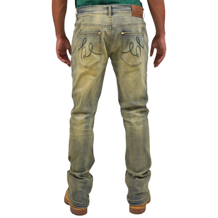 Blac Leaf Crowned Kings Denim Jean Big & Tall