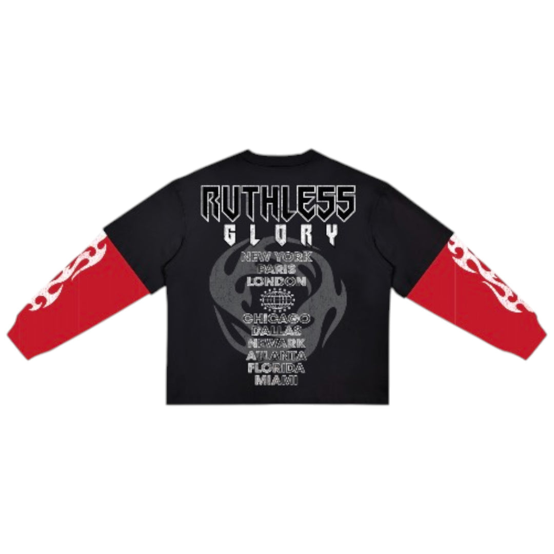 Roku Ruthless Glory Layered Long Sleeve Shirt