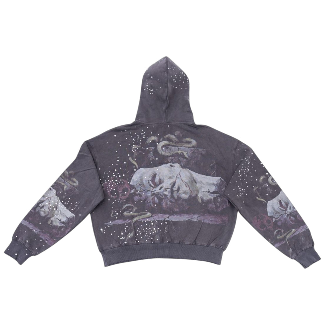 Syndicate "Statue" Up Hoodie Grey Wash