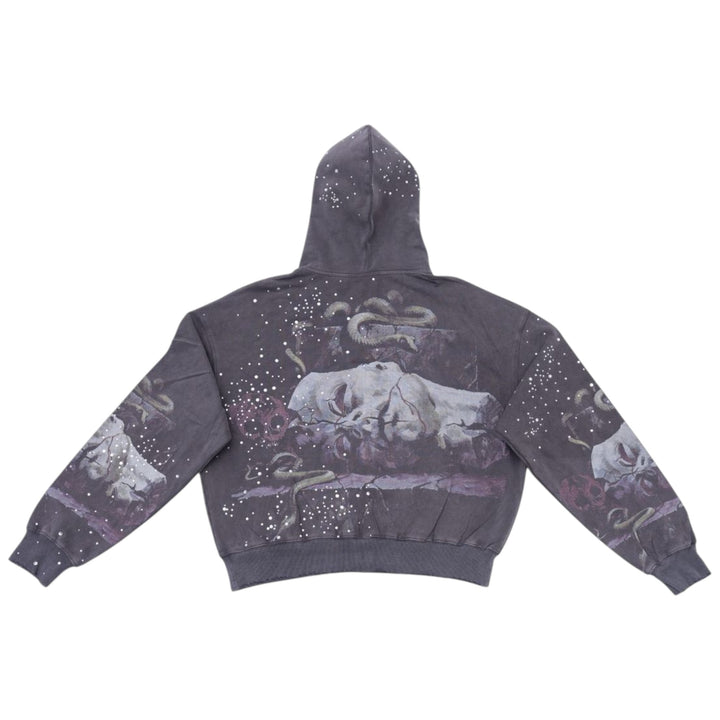 Syndicate "Statue" Up Hoodie Grey Wash