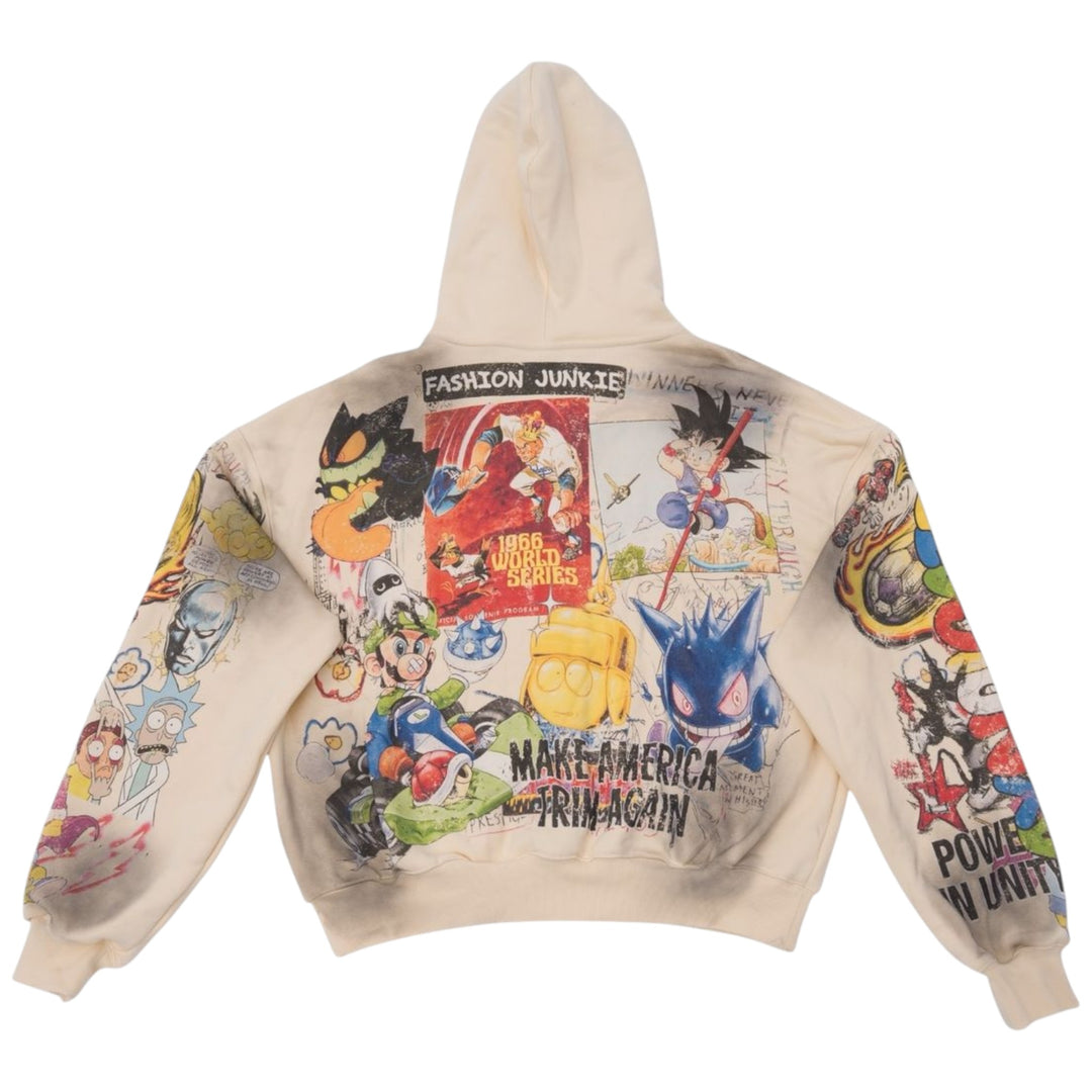 Syndicate "Unity" Zip Up Hoodie Bone