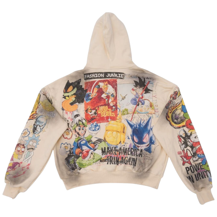 Syndicate "Unity" Zip Up Hoodie Bone