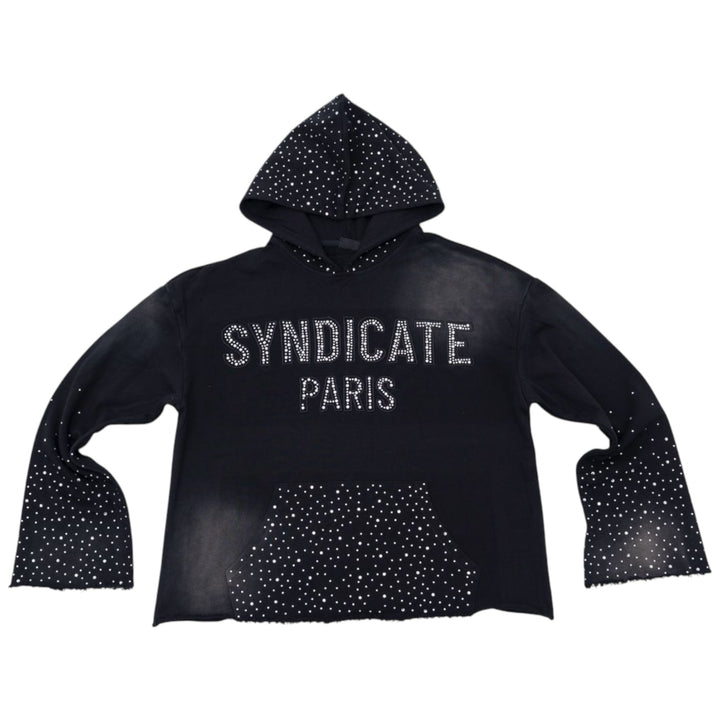 Syndicate "Paris" Crop Shirt Black