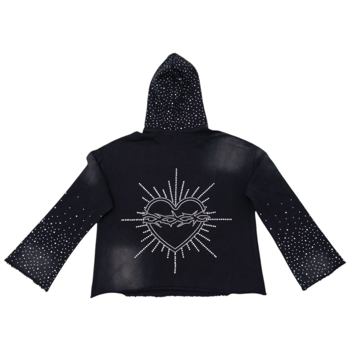 Syndicate "Paris" Crop Shirt Black