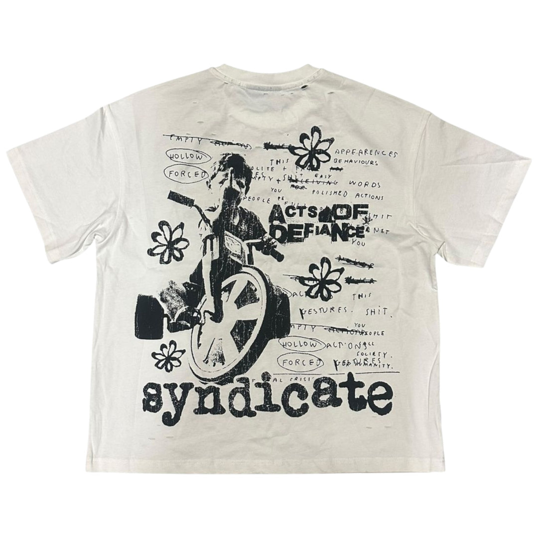 Syndicate "Defiance" Boxy T-Shirt White