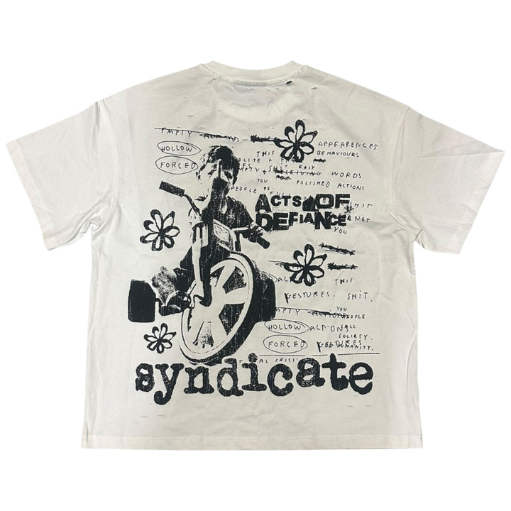 Syndicate "Defiance" Boxy T-Shirt White