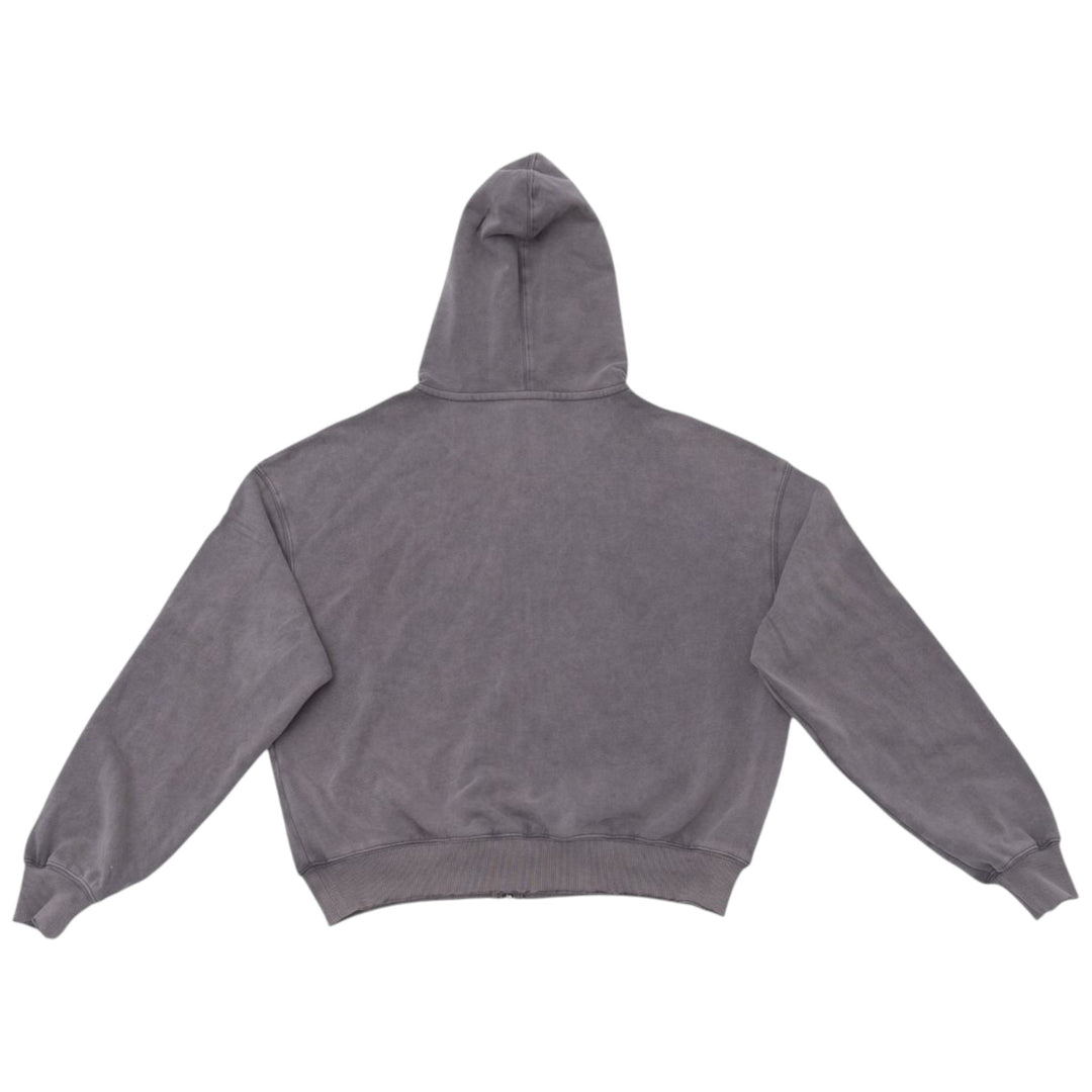 Syndicate "Web" Zip Up Hoodie Grey Wash