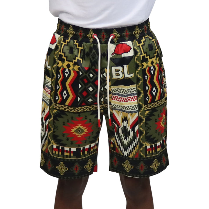 Blac Leaf Sunrise On The Brave Shorts AOP Big & Tall