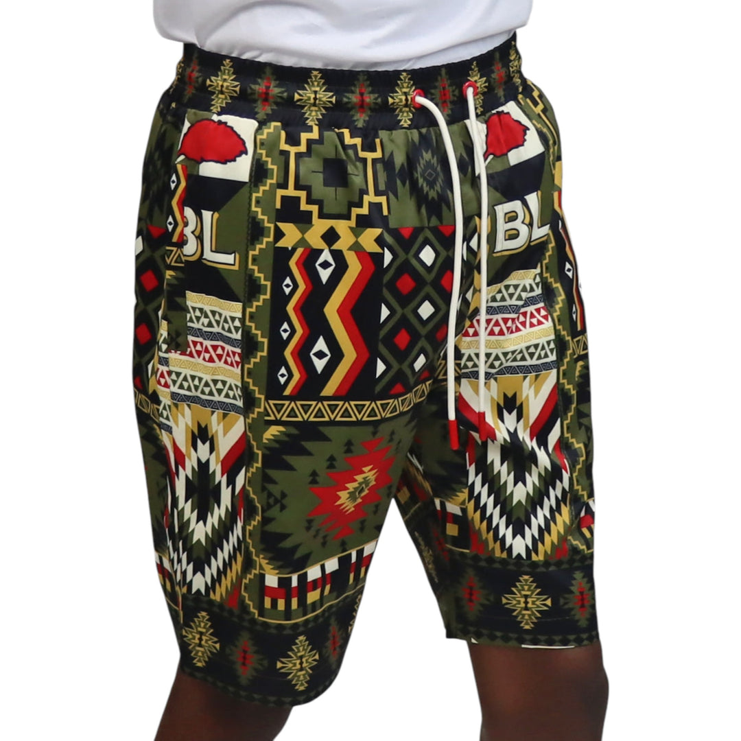 Blac Leaf Sunrise On The Brave Shorts AOP