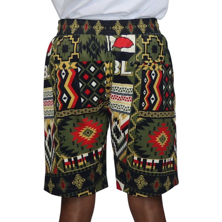 Blac Leaf Sunrise On The Brave Shorts AOP Big & Tall