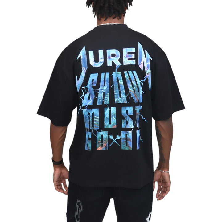 Juren Show Must Go On Tee Black Big & Tall