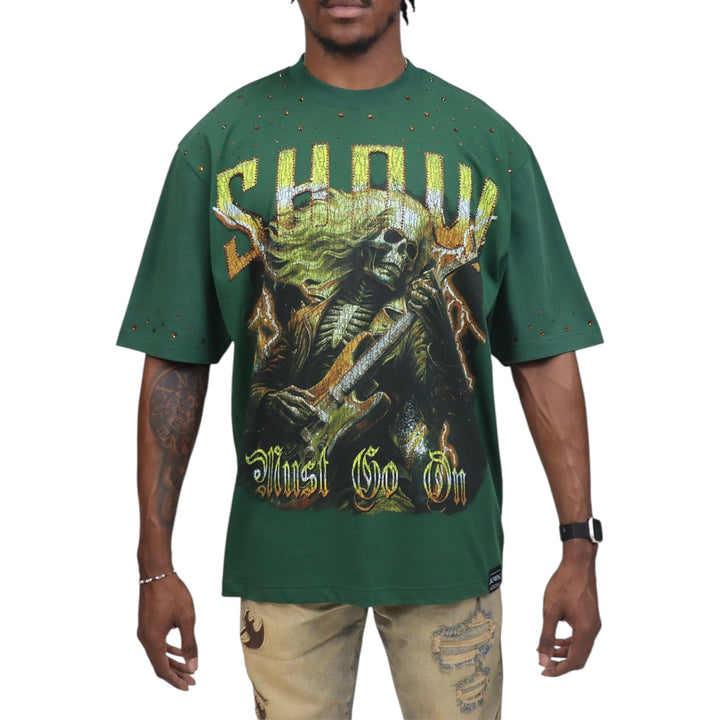 Juren Show Must Go On Tee Olive Big & Tall