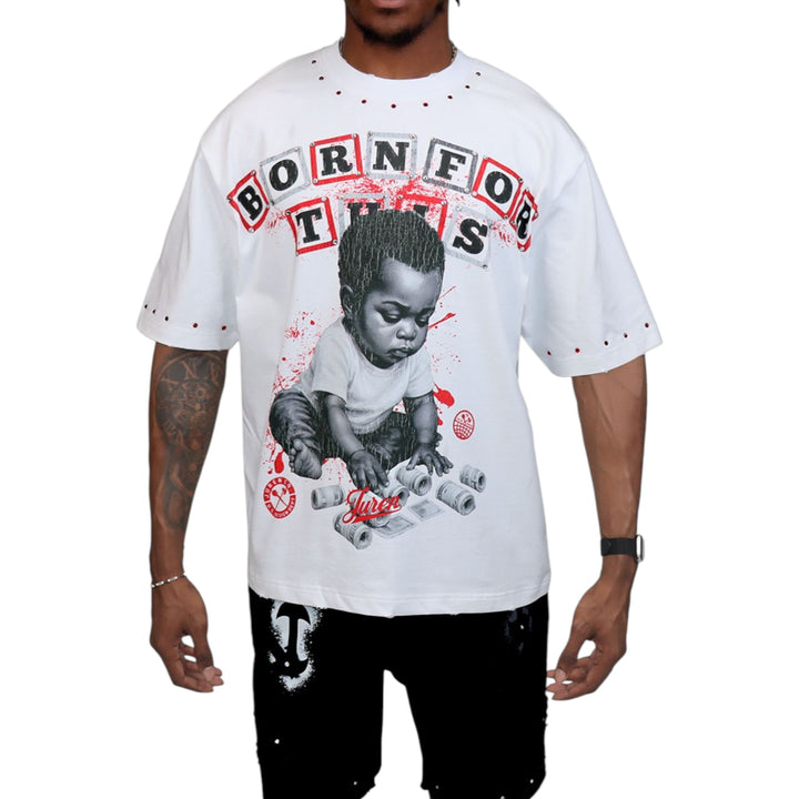 Juren Born For This Tee White