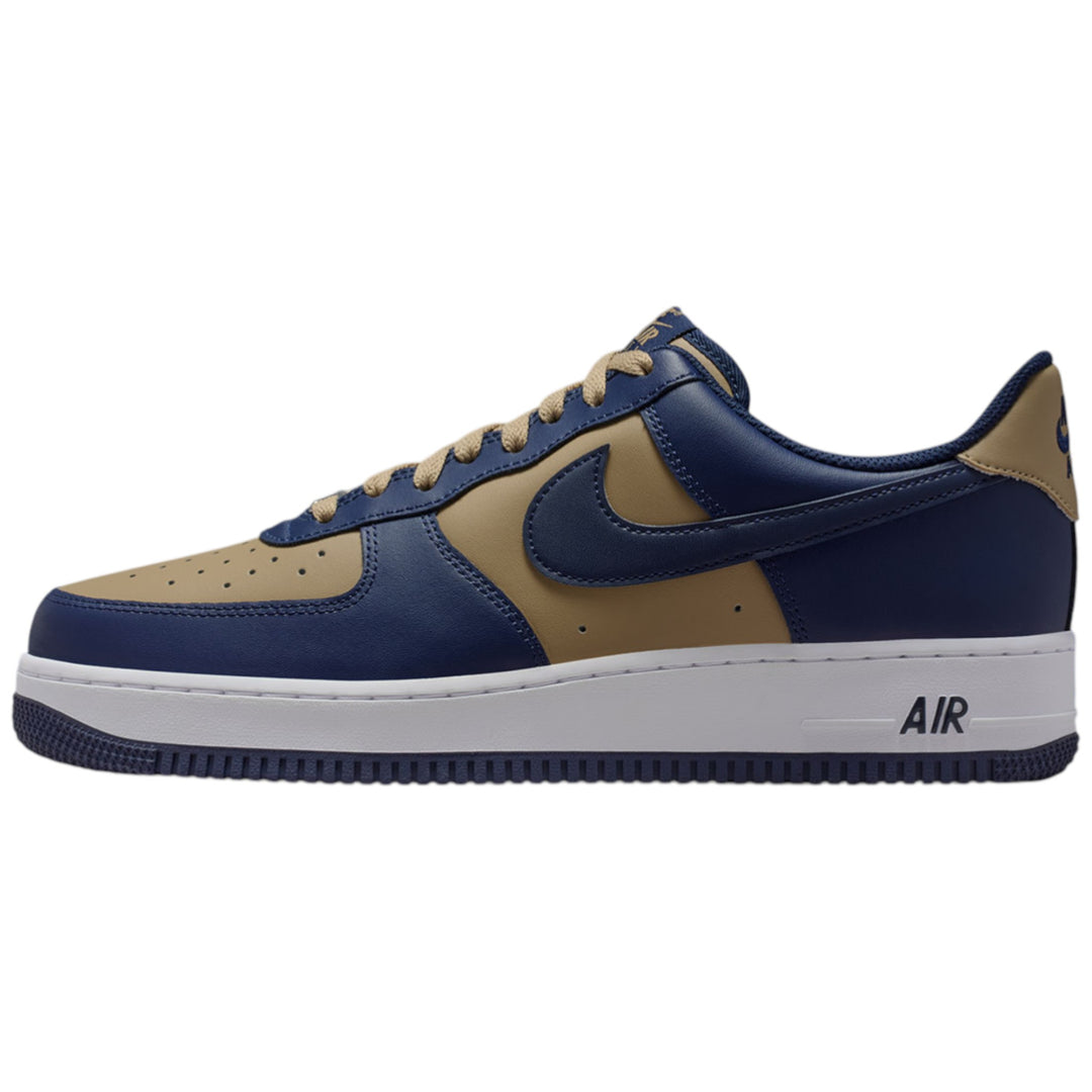 Nike Air Force 1 '07 Parachute Beige, Obsidian Blue