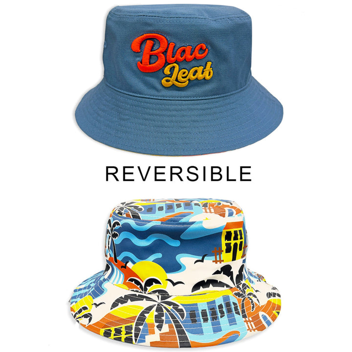 Blac Leaf Paradise Mindset Reversible Bucket Hat
