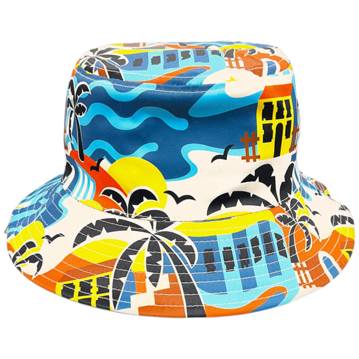 Blac Leaf Paradise Mindset Reversible Bucket Hat
