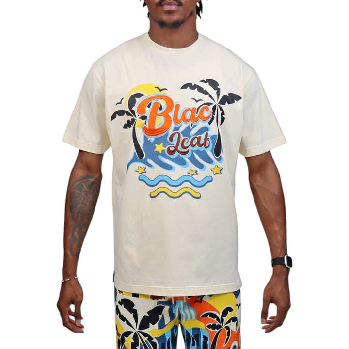 Blac Leaf Life Is Wonderful T-Shirt