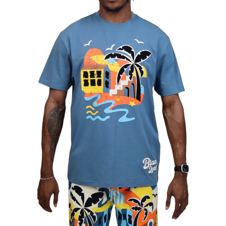 Blac Leaf Paradise Mindset T-Shirt Big & Tall