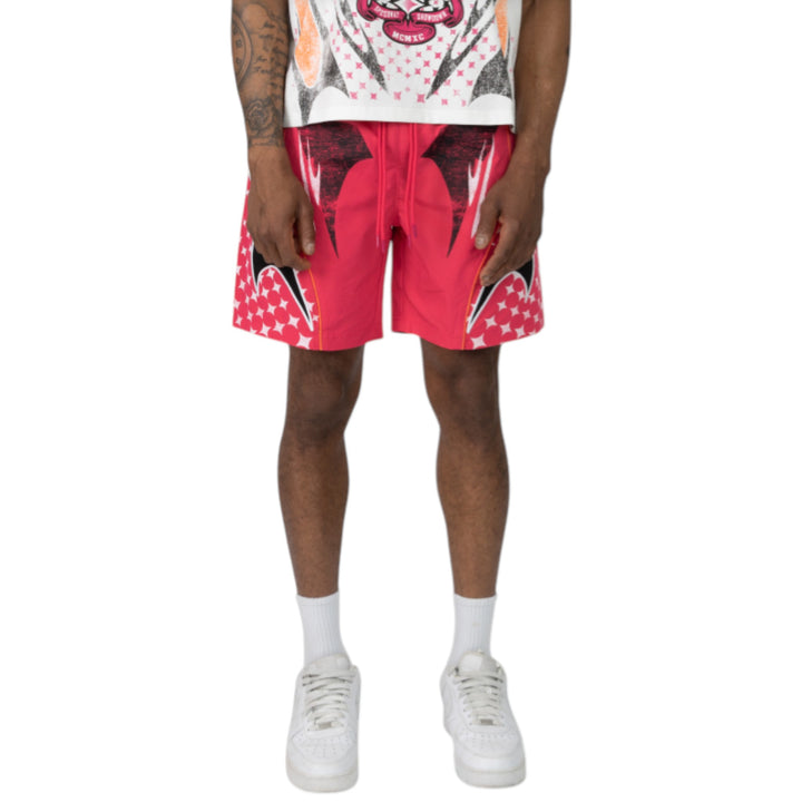 Smoke Rise Republic Windbreaker Short Pink
