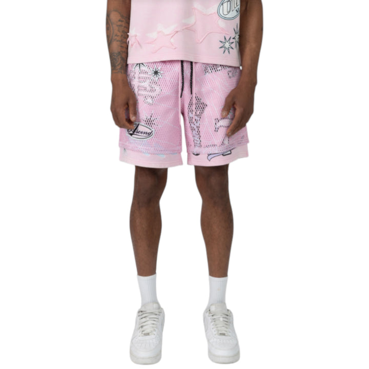 Smoke Rise Ascend Short Pink