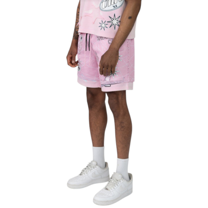 Smoke Rise Ascend Short Pink
