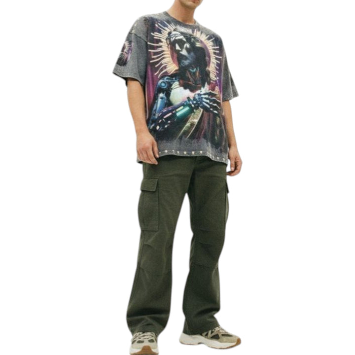 Stray Redeemer Tee Charcoal