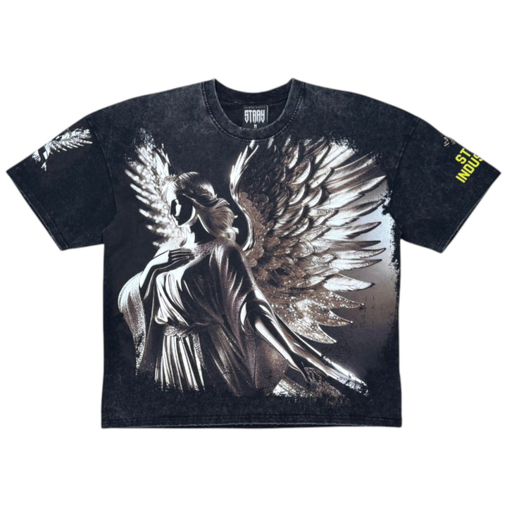 Stray Angel Tee Black