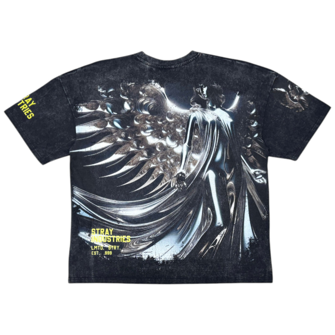 Stray Angel Tee Black
