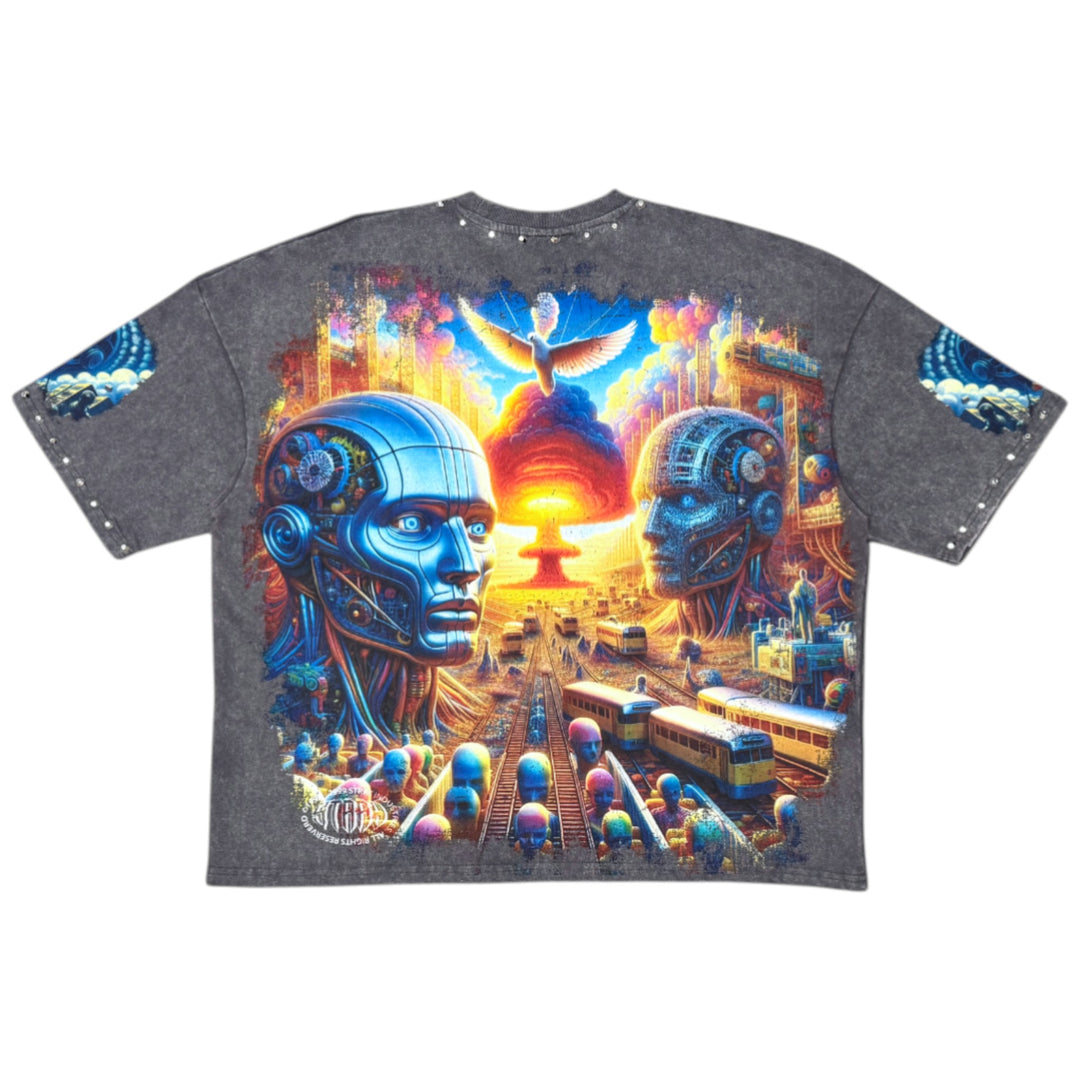 Stray New Age Tee Charcoal