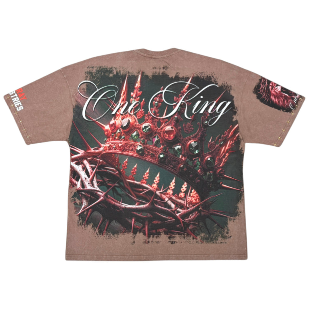 Stray Lion Tee Mushroom