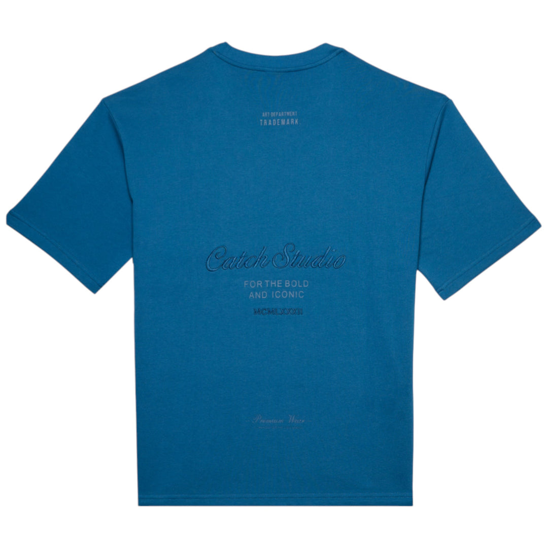 Catch Art Dept. Tee Blue