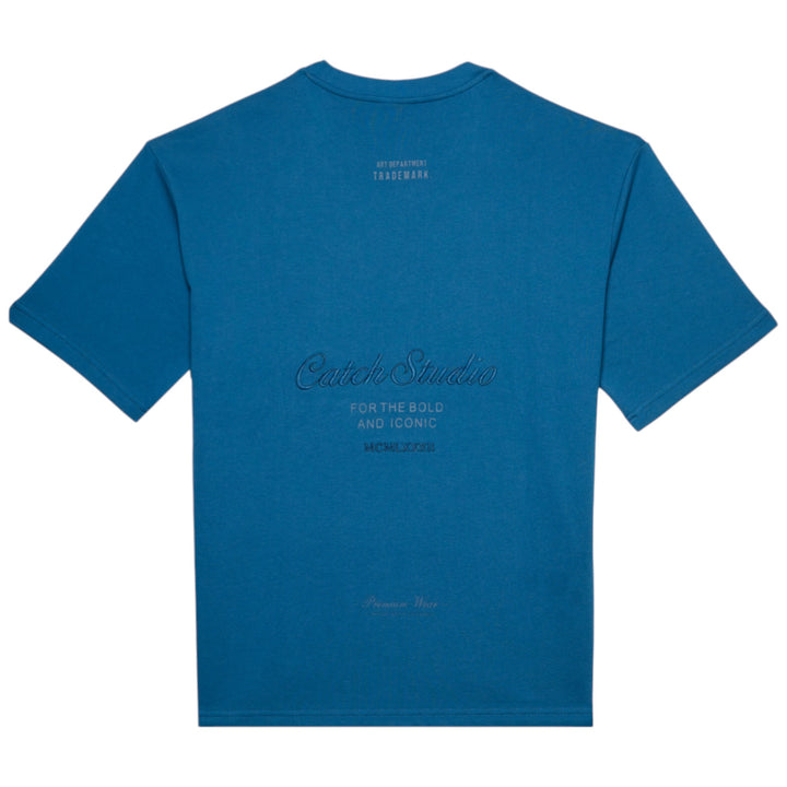 Catch Art Dept. Tee Blue