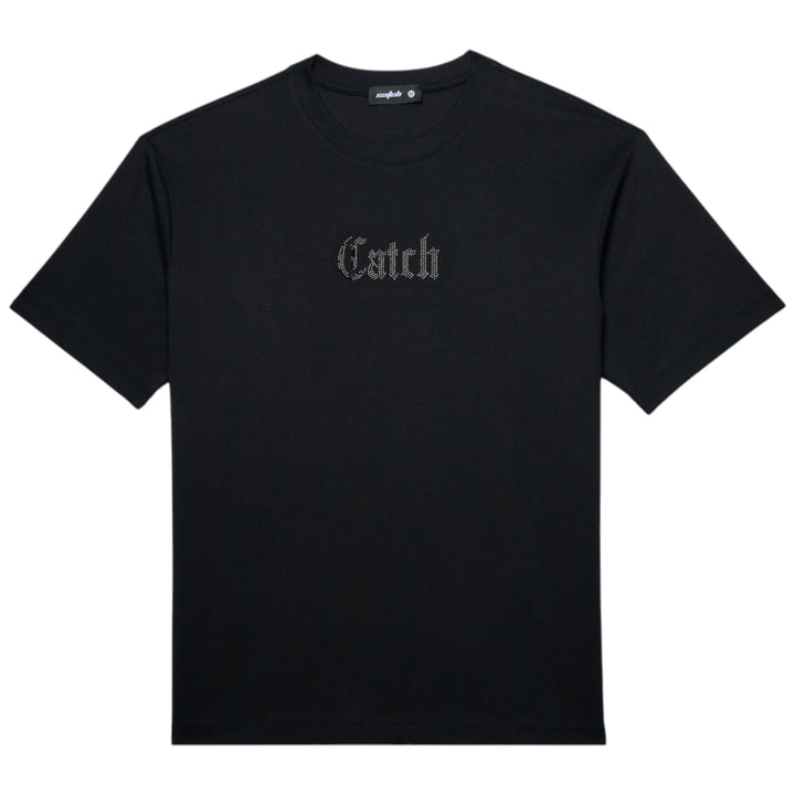Catch Crystal Line Tee Mono Black