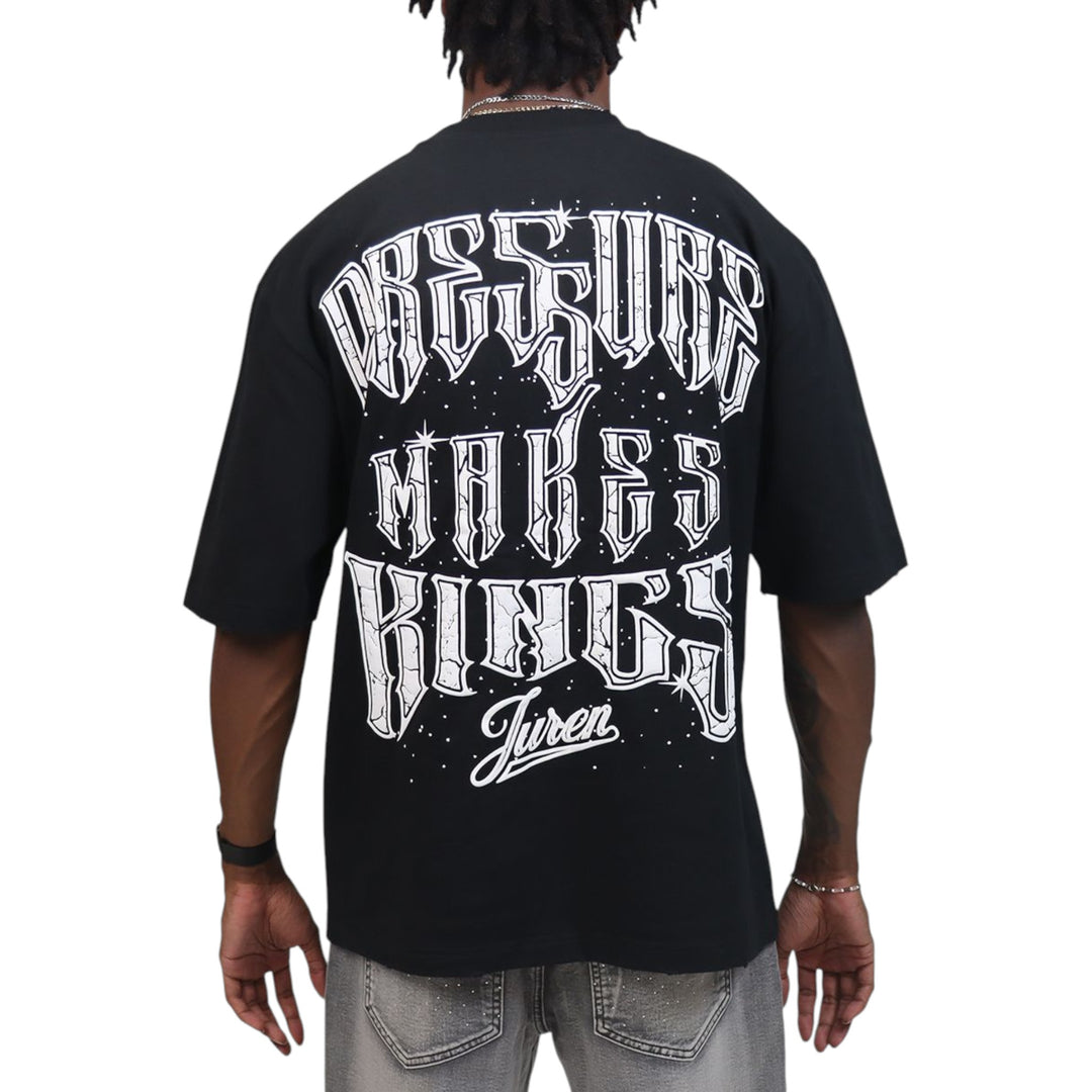 Juren Pressure Makes Kings Tee Big & Tall Black