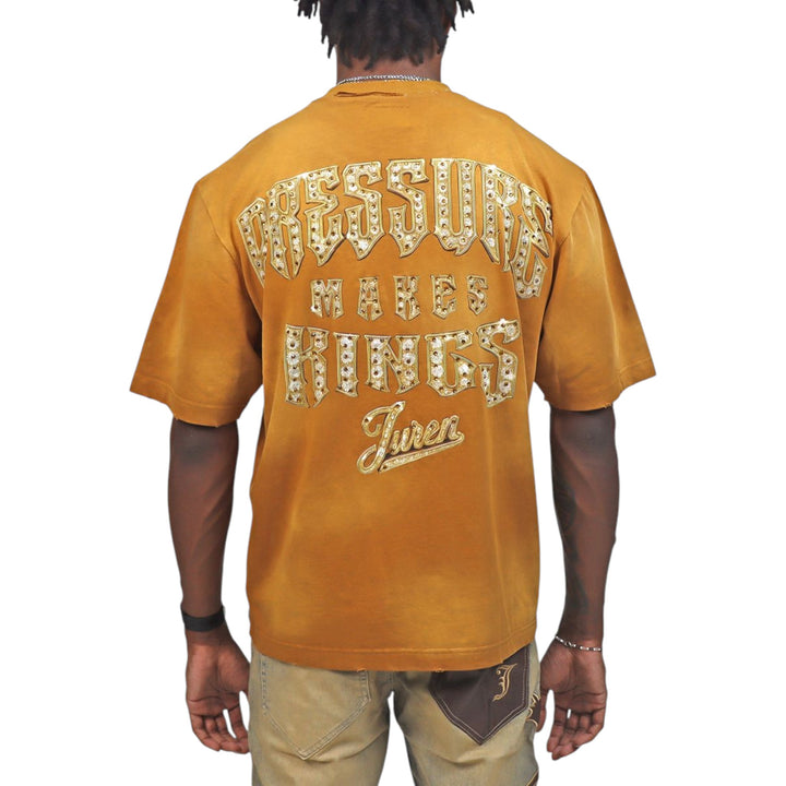Juren Pressure Makes Kings Tee Big & Tall Brown