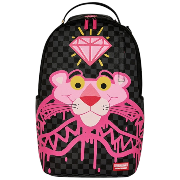 Sprayground Pink Panther: Drippy Diamonds Backpack