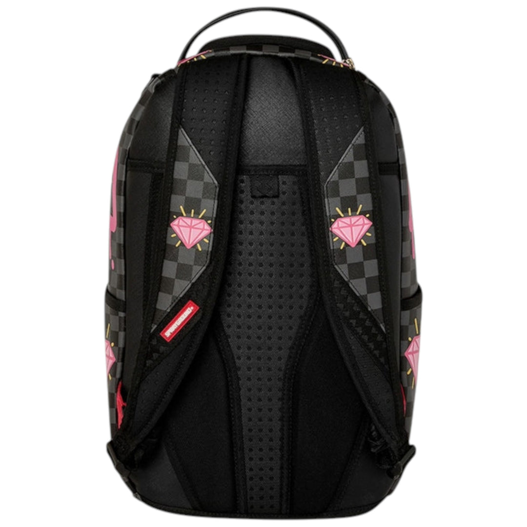 Sprayground Pink Panther: Drippy Diamonds Backpack