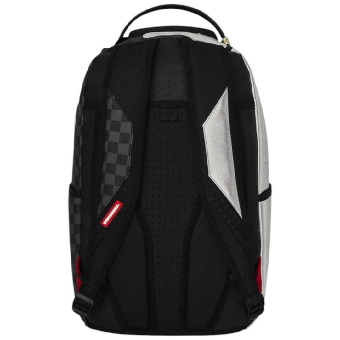 Sprayground Silver Side Drip Backpack