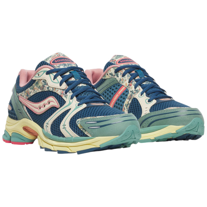 Saucony ProGrid Triumph 4 Kissaten Floral Blue Beige