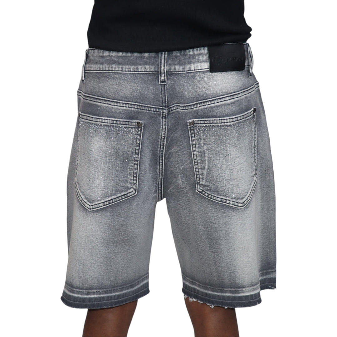 Juren Branded Denim Short Big & Tall