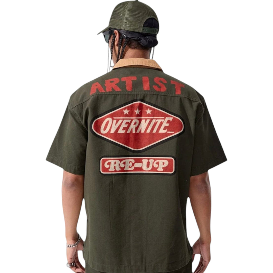 Jordan Craig Local Dealer Service Button Up Green