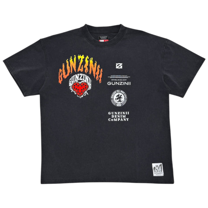Gunzinii Fire Logo Tee Black